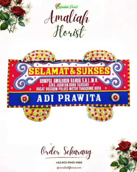 Papan Bunga Ucapan Selamat Ujungmanik